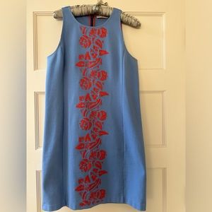 Tory Burch Sleeveless Blue Dress